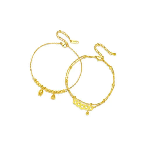 AGOVSKI Титановые стальные браслеты на щиколотку для женщин