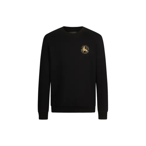 MANGANO FW23 ST. Mark'S Flying Lion Collection Sweatshirt Men's Black