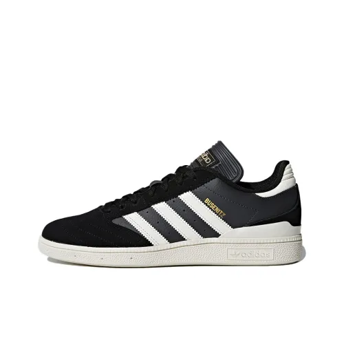 Adidas Originals Busenitz Slip-Resistant Низкие Кроссовки для Скейтбординга Мужские Черные Серые Белые