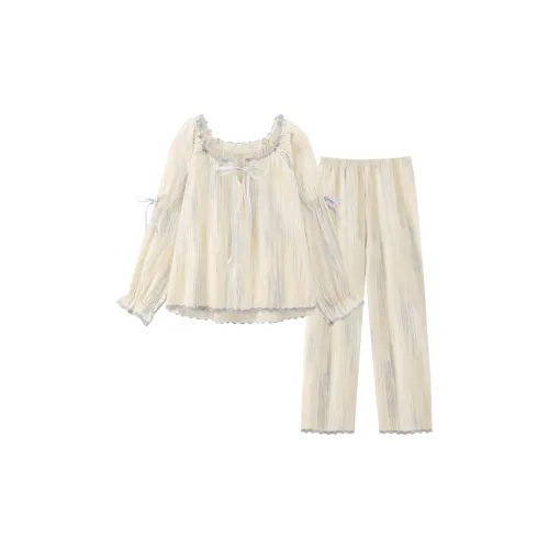 Han Ziduo Пижамный комплект Женские Французский Tie Dye