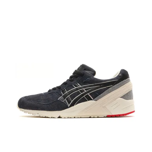 Asics Gel Sight Устойчивый к истиранию Дышащий Легкий Низкий Топ Беговые кроссовки Мужской Черный Белый