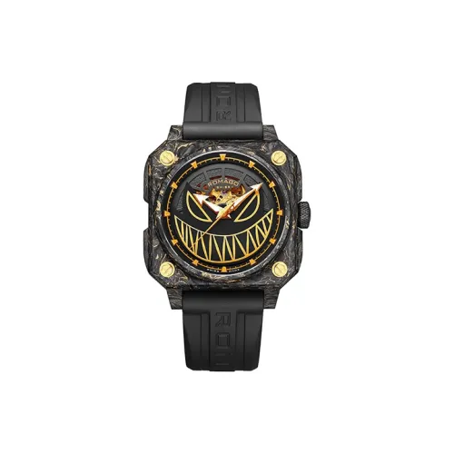 ROMAGO Механические Мужские Часы из Коллекции Light Rider 46,5мм*54,5мм*15,9мм Черные