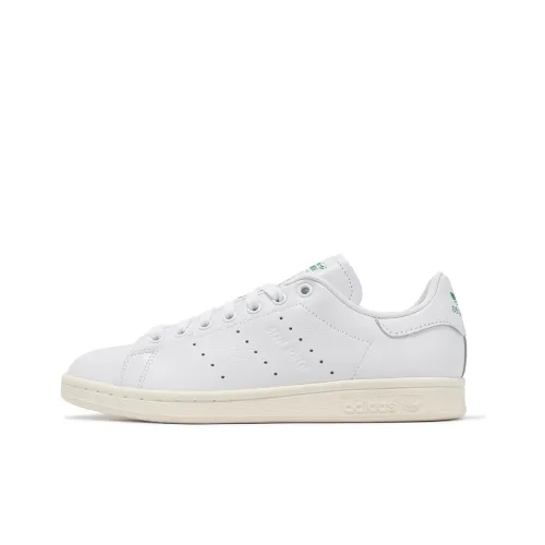 Adidas Originals Stan Smith Износостойкий и Легкий Низкий Топ Беговые кроссовки Унисекс Белый Зеленый