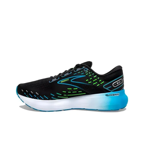 Brooks Glycerin 20 Беговые кроссовки Низкий топ Черный Синий Мужской