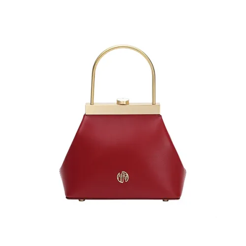 Ancient Yi Xi Коровья кожа Эксклюзивный дизайн Чонсам Сумка Маленькая Женская Красная дверь Открытие