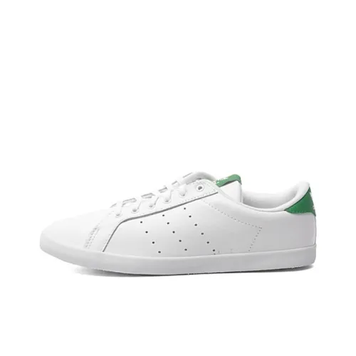Adidas Originals Stan Smith Покрытие Slip-Resistant Легкий Низкий Топ Скейтборд Кроссовки Женские Белые Травяной Зеленый