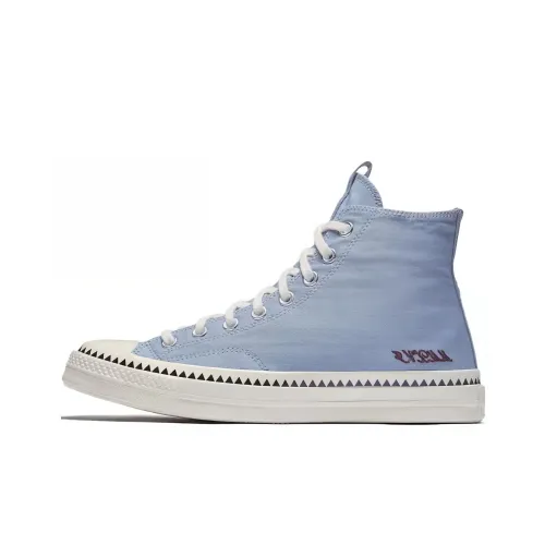 Converse Chuck Taylor All Star 70 Hi Устойчивые к истиранию высокие кеды унисекс синие и белые