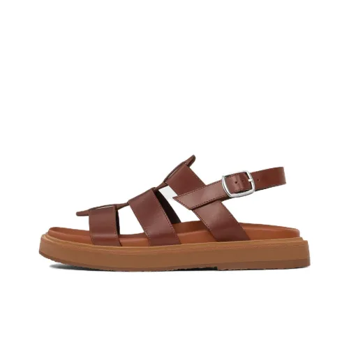 CELINE Tippi one Ремень Сандалии Мужской Коричневый
