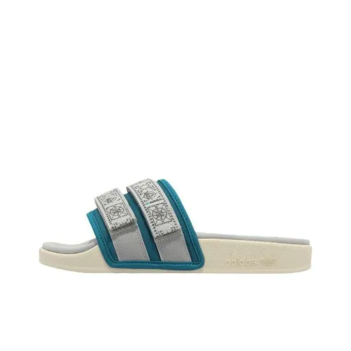 adidas originals Adilette Сандалии 2,0 Слипоны Синий Серый Мужской