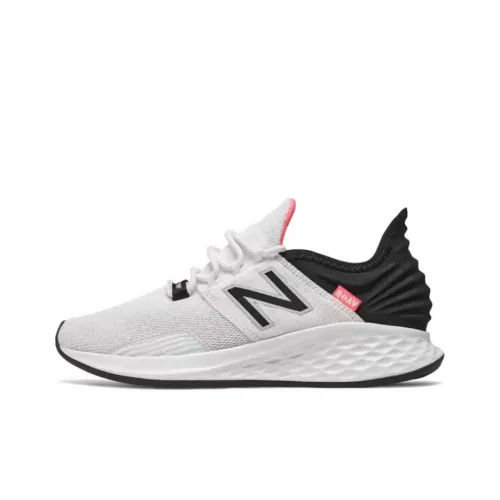 New Balance NB ROAV Амортизация Низкий Топ Повседневные Беговые кроссовки Женские Черный Белый