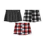 3 шт (Черная звезда + Черная клетка + Красный клетчатый)