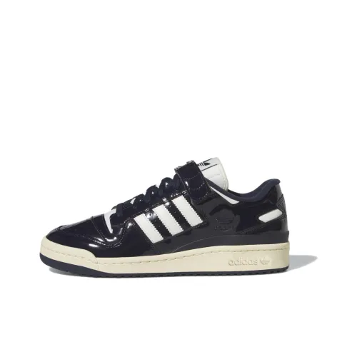 Adidas Originals FORUM 84 Low Легенда Амортизация Износостойкий Низкий Топ Скейтборд Кроссовки Унисекс Черный Белый