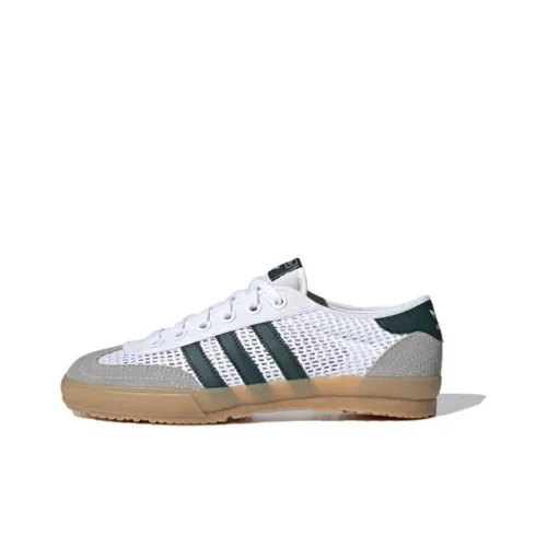 Adidas Originals Tischtennis Slip-Resistant Low Top Скейтборд Кроссовки Унисекс Белый Черный Коричневый