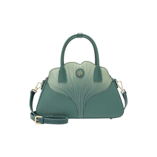 Ancient Yi Xi Коровья кожа Чонсам Сумка Сумка через плечо Сумка через плечо Женская Сосновый зеленый