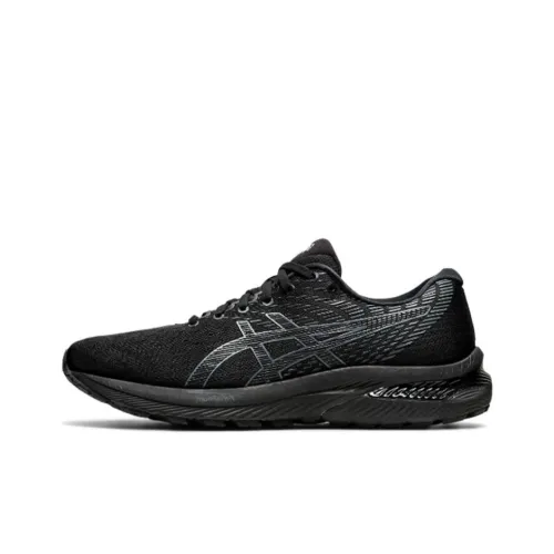 Asics Gel CUMULUS 22 Амортизация Низкий Топ Беговые Кроссовки Мужские Черные