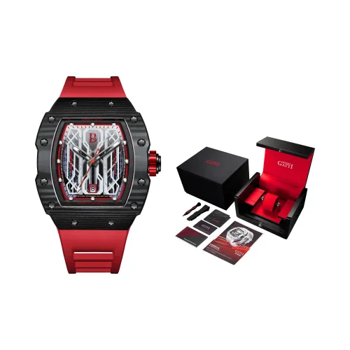 Бугатти Автоматический Механический Часы Мужские Phantom Time 34мм*32мм*15мм Белые