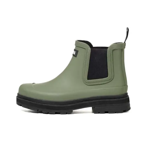 AIGLE Женские резиновые сапоги оливково-зеленого цвета