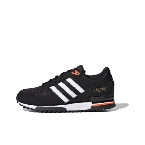 Adidas Originals ZX 750 Амортизация Износостойкий Низкий Топ Повседневная Обувь Мужская Черный Оранжевый