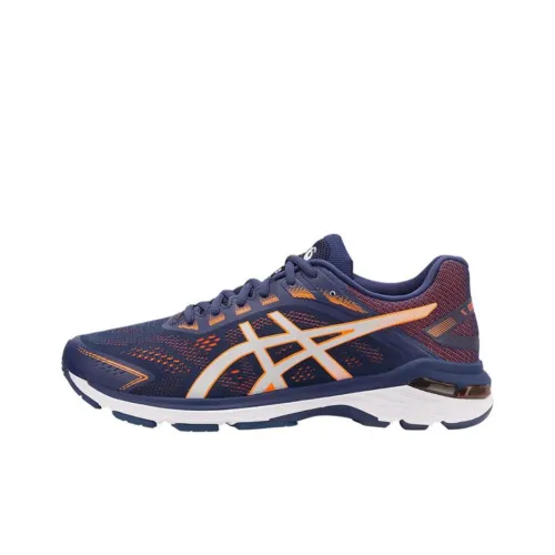 Asics GT 2000 7 Низкие Кроссовки для спорта Мужские Синие Оранжевые