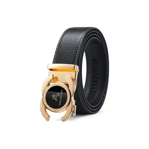 POLOMEISDO Бизнес Мода Лицевой Коровья Кожа Ремень Роскошный Бренд Классический и Универсальный Ремень Мужской 3,5 см
