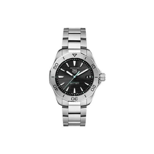 TAG HEUER Солнечный кварцевый механизм, мужские часы, коллекция Aquaracer, 40 мм, черный