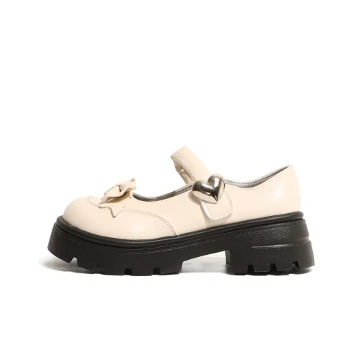 Moon Veil Грубый каблук Туфли Мэри Джейн Женские