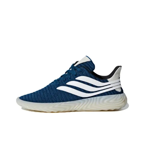 Adidas Originals Sobakov Slip-resistant и дышащий низкий топ повседневная обувь мужская синий белый