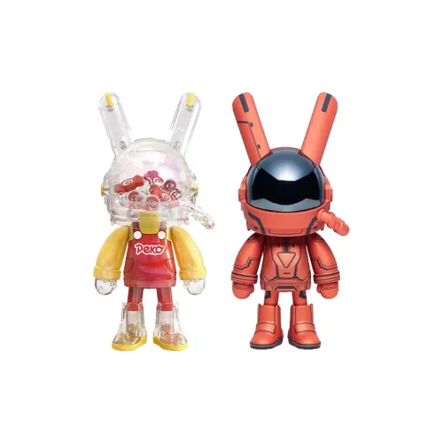 ROBBi PEKO * Aerospace Culture Creative Martians Among Us 100% Комбинация Коллекция Прозрачный Слепой Бокс на Карточке 7см