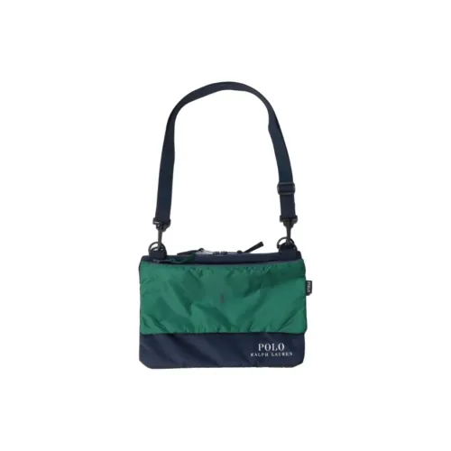 Polo Ralph Lauren Нейлоновые сумки через плечо сумка на плечо стандартная унисекс зеленый и морской синий