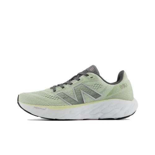 New Balance 880v14 Low Топ Повседневные Беговые Кроссовки Женские Зеленый Белый