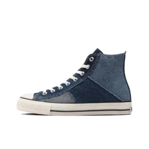 Конверс All Star Ⓡ DENIMPATCHWORK HI Аbrasion Resistant Shock Absorbers High Топ Кеды Унисекс Белый синий черный