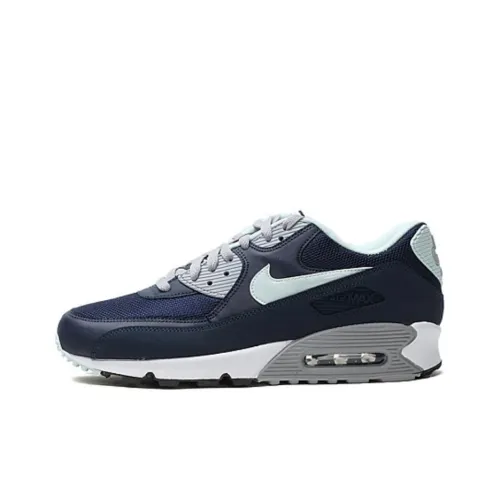 Nike Air Max 90 Амортизация Низкие Кроссовки для Бега Унисекс Черные