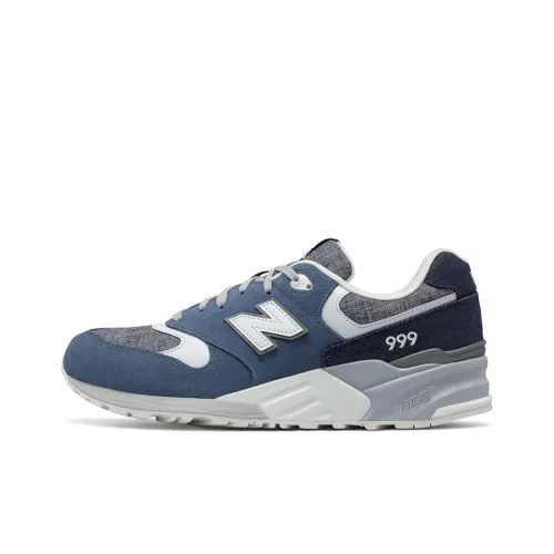 New Balance NB 999 Low Топ Беговые кроссовки Мужской Серый Синий
