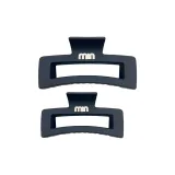 Мини черные квадратные зажимы 10+13 см, 2 шт