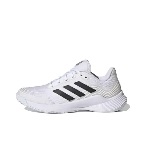 Adidas Novaflight Дышащие Низкие Беговые Кроссовки Женские Белые Черные
