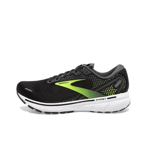 Brooks Ghost 14 Амортизирующие кроссовки Slip-resistant низкий топ беговые кроссовки Мужской Черный