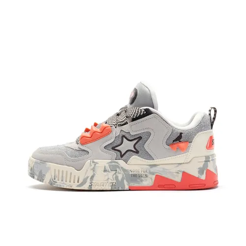 Staple x STARTER Vol 90s Slip Resistant Impact Resistant Abrasion Resistant Низкие Кроссовки для скейтбординга Мужские Серый Розовый