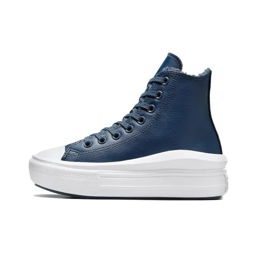 Converse Chuck Taylor All Star Move Slip-Resistant High Top Скейтборд Кроссовки Женские Синие