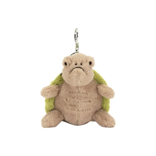 JELLYCAT Amphibian Reptile Collection Timmy Черепаха Сумка Куклы Плюшевый Брелок 6 см Высота 14 см (Размер Длинный)