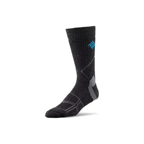 Columbia Унисекс Merino Hike CREW SOCK Носки до колена Мужские 1 упаковка Черные