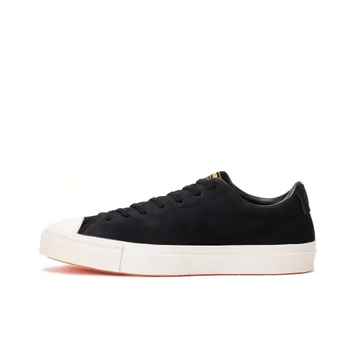 CONVERSE SKATEBOARDING Breakstar Shinpei Ueno Бык + Устойчивый к истиранию Дышащий Низкий Топ Кеды Унисекс Черный