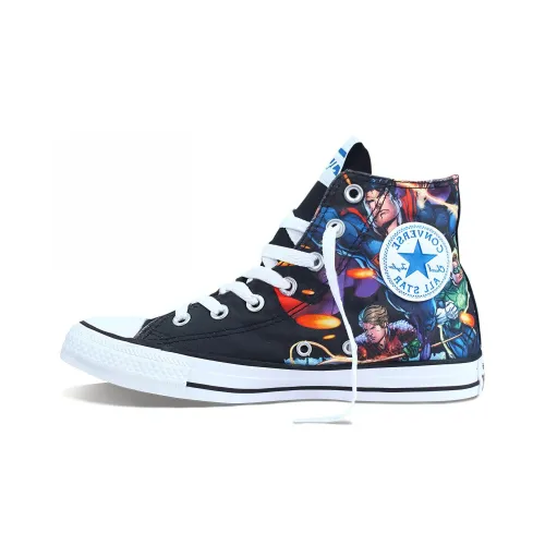 Converse Chuck Taylor All Star Justice League High Top Canvas Shoes Unisex Black