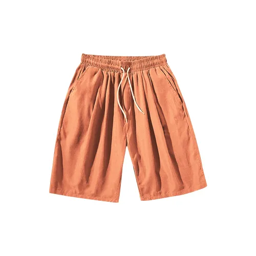 Flowers in water Пижамные штаны Мужские Оранжевый Красный