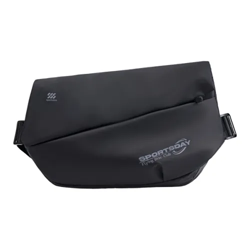 HLA Полиэстер Сумка через плечо Sling Сумка Рюкзак Курьерская сумка Сумка на плечо Мужская Черная