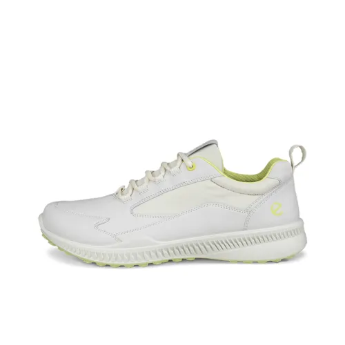 Ecco Амортизация Водонепроницаемый Низкий Топ Гольф Обувь Мужская Белая