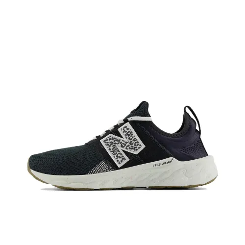 New Balance Низкий Топ Повседневная Беговая Обувь Женская Черный Белый Зеленый