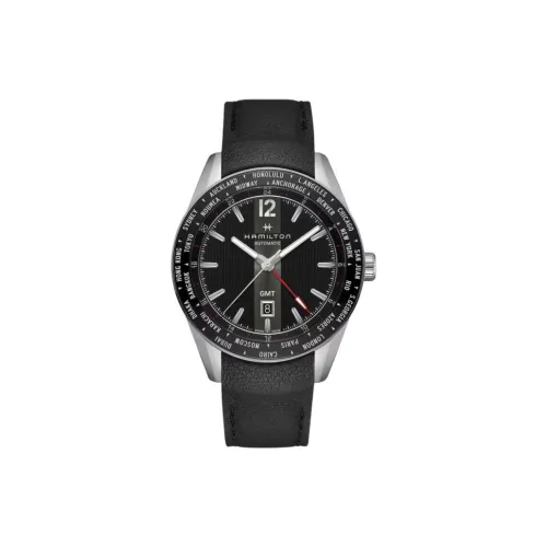 HAMILTON Broadway Collection Автоматический Механический Механизм Мужские Часы Часы 46 мм Черный Циферблат