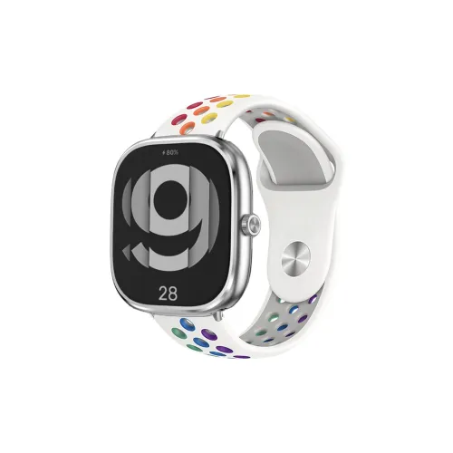 Penc Iwatch Ремешок Красный Бежевый Совместимость Силиконовый Материал