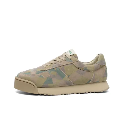 Daying Slip-resistant Breathable Lightweight Low-Top Casual Men's Camouflage Green Daying Противоскользящий Дышащий Легкий Низкий Топ Повседневный Мужской Камуфляж Зеленый