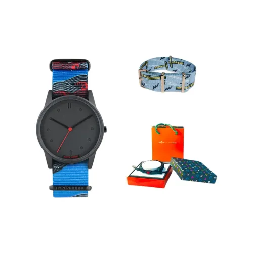 HYPERGRAND 01 Collection TOA Collection Часы Кварцевый механизм Нейлоновый ремешок 38 мм Черный циферблат Унисекс